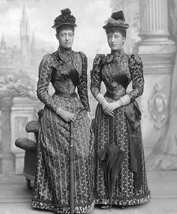 Princess Victoria and Queen Maud of Norway by Lafayette