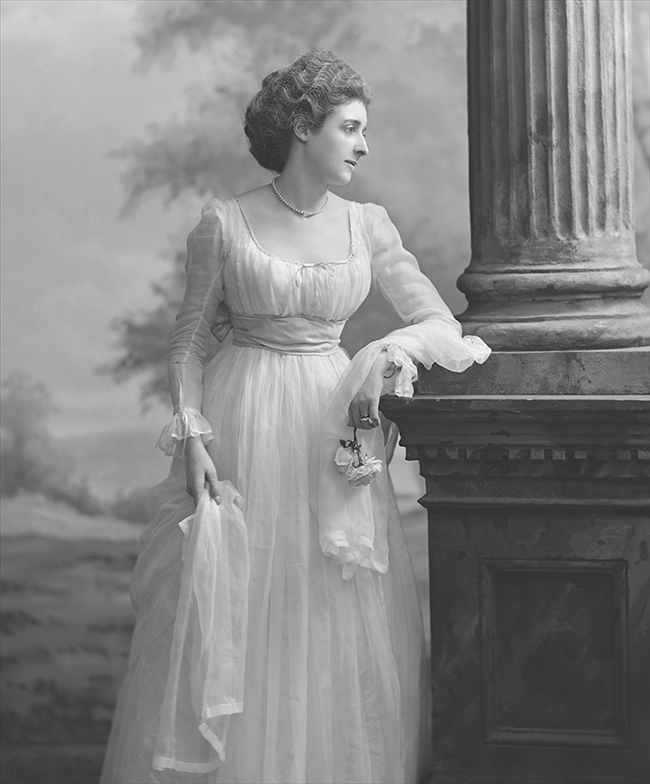 The Hon Mrs Reginald Fitzwilliam (d 1904), née Edith Isabella Georgina Lane Fox. 