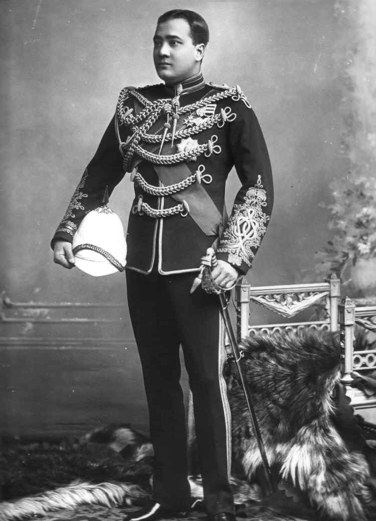 Colonel HH Sir Nripendra Narayan Bhup, Maharaja of Cooch Behar (1862-1911), as Lieut.-Col.