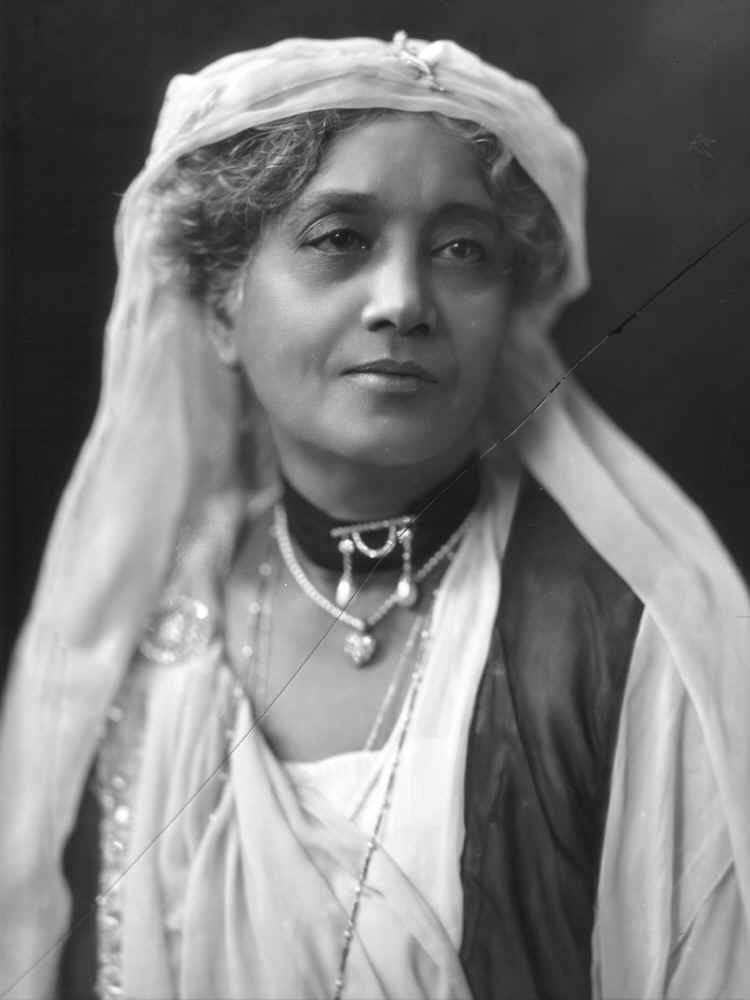 H.H. Maharani Siniti Devi, CI (18.3.1887) (b. at Sens House, Calcutta, 1864; d. at Ranchi, 10th November 1932), sometime Regent of Cooch-Behar and President of the State Council, eldest daughter of Babu Keshab Chandra Sen. Married 5 March 1878 Colonel H.H. Maharaja Shri Sir Nripendra Narayan Bhup Bahadur, Maharaja of Cooch Behar.